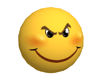 Smiley Angry Smile   >)