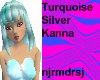 Turquoise Silver Kanna