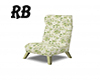 Sage Floral Chair