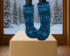 Zariah Fur Boots Blue