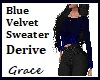 Blue Velvet Sweater