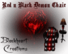 Red n Black Demon Chair