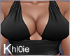 K badie top halter blk