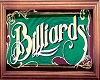 Billiard Sign