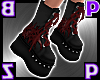 Bold Wave Boots / Red