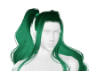 hair verdi con codini