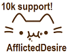 10k support sticker