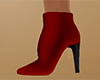 Red Ankle Boots Spike F
