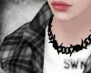 S | spike chain blk