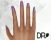 DR- Carina purple nails