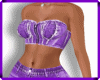 Purple Denim Stars