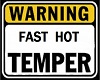 Temper Warning
