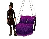 vintage purple swing
