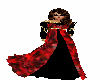 Medieval Red/Black Gown