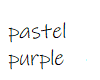 purple  pastell dress