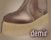 [D] Power brown boots
