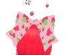 Strawberry Hair Bow ANI