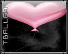 pink heart balloon