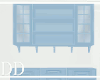Blue Laundry Shelf Unit