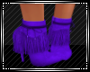 Purple Tassel Boots