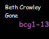 [Ceth] Beth Crowley Gone