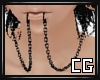 (CG) Lip Chain Black