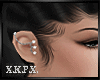 - X K- Pearls Earrings