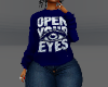 Open Eyes Blue Sweat