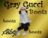[B69]Gray  Boots