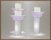 Purple Wedding Candle
