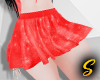 S! Cute skirt red