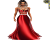 slick red gown Vday