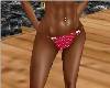 String Bikini Panty- Red
