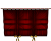 red & gold tieup curtain