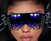 Spiked Glasses Blue