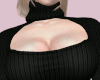 Cut Out Sweater|Black