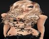 Black Silver Vines Gown Dresses Pretty Blond Female Avatars