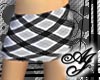 Gray Plaid Mini Skirt