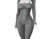 alo bodysuit grey