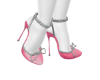Pink Strap-on Heels
