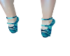 turquoise Ballerina Heel