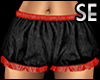 Ruffle Shorts Red SE