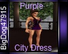 [BD] Purple City Dress