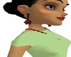 black red jewerly set