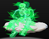 Raver Skeleton on Cloud