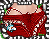 Low Cut Pants Red