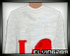 E|No Love Sweater white