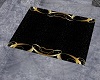 black and gold rug
