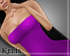 K. RLL Tube Dress Purple
