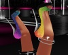 ~S~rainbow heels